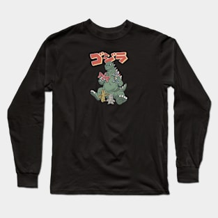 Godzilla Cartoon Japanese Long Sleeve T-Shirt